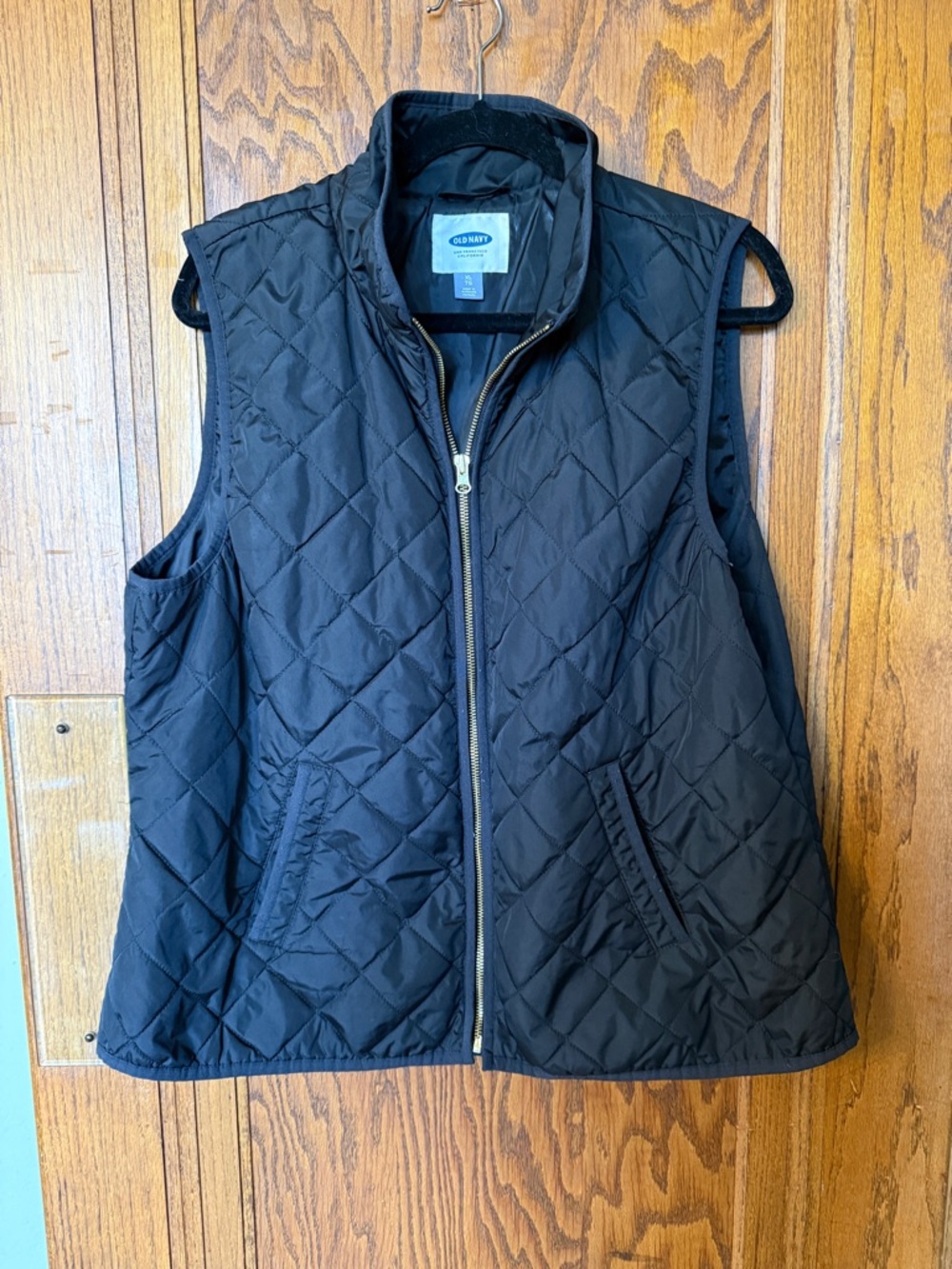 Old Navy Black Quilted Women's Puffer Vest